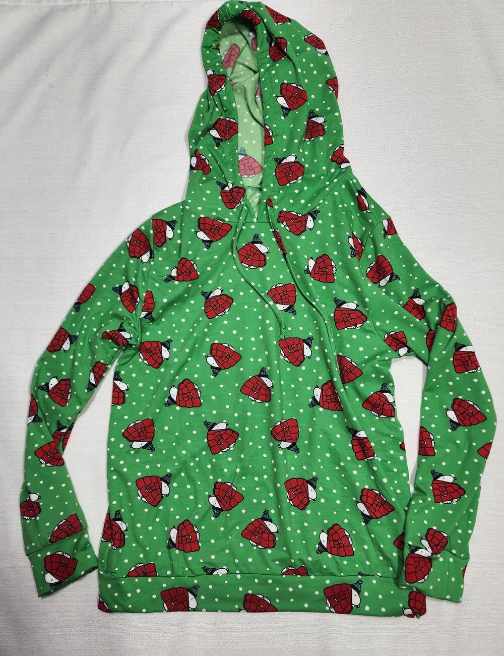 Snoopy pajamas set women's Large